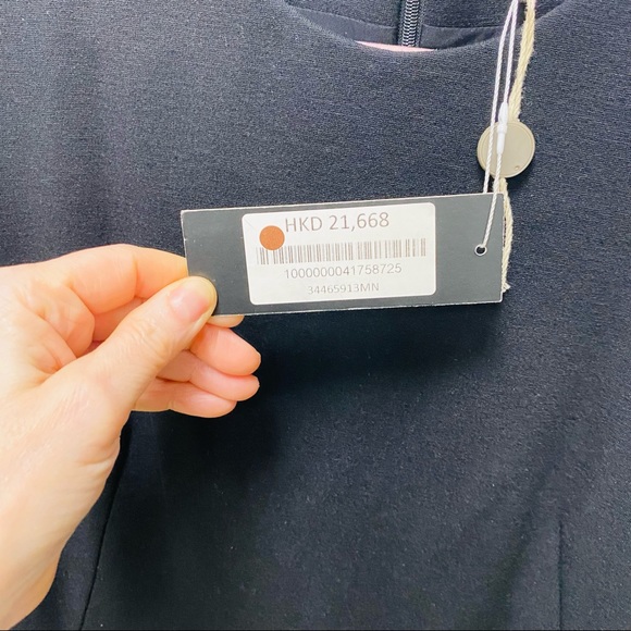 NWT Alexander McQueen Black Sheath Dress Lined Wool Size 10. New $6000 - Picture 3 of 9